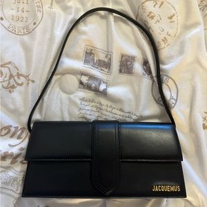 Jacquemus La bambino long bag in black